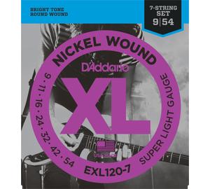 D’Addario EXL120-7 Super Light 009-054 elektromos gitárhúr