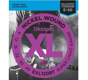 D’Addario EXL120 BT Super Light 009-040 elektromos gitárhúr szett