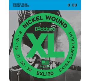 D’Addario EXL130 Extra Super Light 008-038 elektromos gitárhúr szett