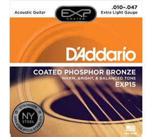 D’Addario EXP15 Extra Light 010-047 akusztikus húr szett