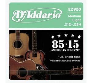 D’Addario EZ920 Medium Light 012-054 akusztikus húr szett