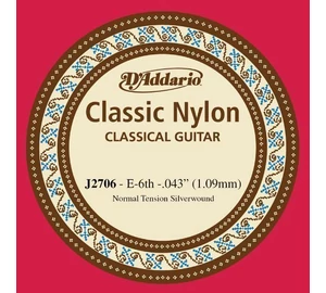 D'addario J2706 E-6th különálló nylon gitárhúr