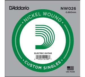 D'addario NW026 különálló elektromos gitárhúr