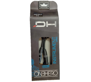 DIE HARD DHS120LU3  ONEHERO 6,3mm pipás monó jack - 6,3mm egyenes monó jack hangszerkábel 3 m
