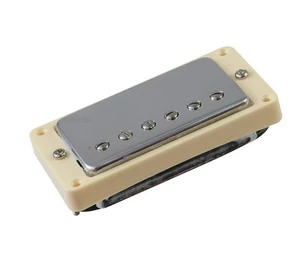 DIMAVERY humbucker ezüst sapkával, kerettel