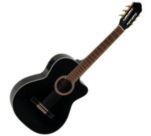 Dimavery  CN-600E BK 4/4 elektro-klasszikus gitár