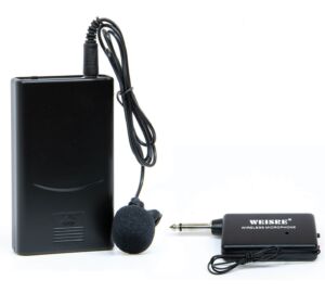 Weisre DM-3309A elemes VHF Vezeték nélküli CSÍPTETŐS mikrofon