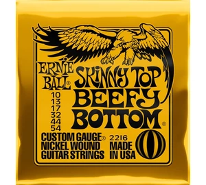 Ernie Ball 2216 Nickel Wound Skinny top Beefy Bottom 10-54 elektromos gitárhúr szett