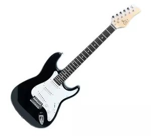 GMC EGS111 Stratocaster Black elektromos gitár