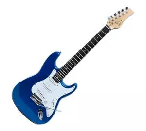 GMC EGS111 Stratocaster Metál kék elektromos gitár