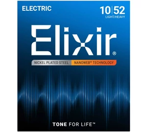Elixir NanoWeb 12077 Light-Heavy 10-52  elektromos húr szett