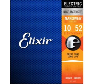 Elixir NanoWeb 12077 10-52 Light-Heavy elektromos húr szett