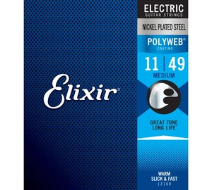 Elixir PolyWeb (12100) 11-49 Medium elektromos húr szett