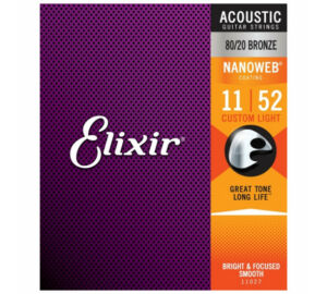 Elixir 11027 Custom Light 011-052 akusztikus gitárhúr szett