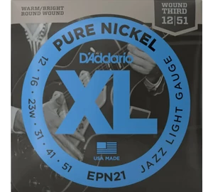 D'Addario EPN21 Jazz Light 012-051 elektromos gitárhúr szett