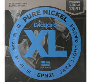 D'Addario EPN21 Jazz Light 012-051 elektromos gitárhúrkészlet