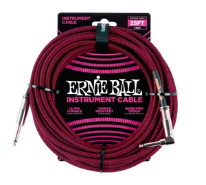 ErnieBall 6062 szövet hangszerkábel 7,65m