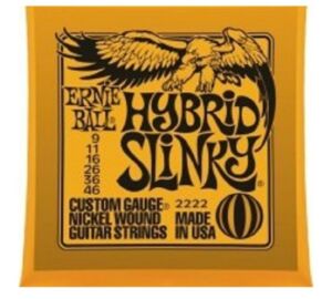 Ernie Ball 2222 Hybrid Slinky Custom Light 009-046 elektromos gitárhúr szett