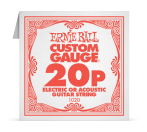 Ernie Ball Plain Steel 020P különálló elektromos-akusztikus gitárhúr