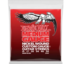 Ernie Ball 2204 Nickel Wound Medium 013-056 elektromos gitárhúr szett