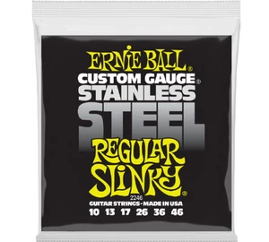 Ernie Ball 2246 Stainless Steel regular Slinky 010-046 elektromos gitárhúr szett