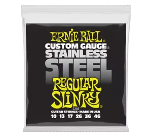 Ernie Ball 2246 Stainless Steel regular Slinky 010-046 elektromos gitárhúr szett