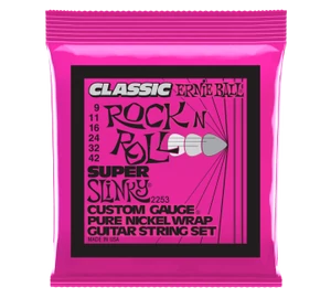 Ernie Ball 2253 Pure Nickel Super Slinky 009-042 elektromos gitárhúr szett