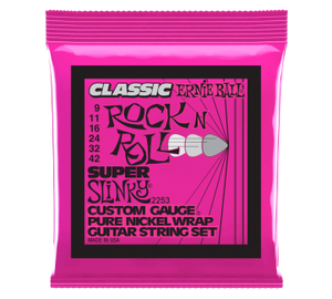 Ernie Ball 2253 Pure Nickel Super Slinky 009-042 elektromos gitárhúr