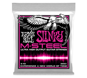 Ernie Ball 2923 M-Steel Super Slinky 009-042 elektromos gitárhúr