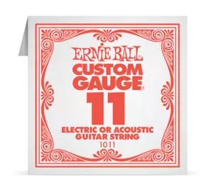 Ernie Ball Plain Steel 011 különálló elektromos - akusztikus gitárhúr