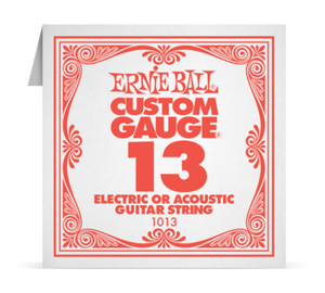 Ernie Ball Plain Steel 013 különálló elektromos - akusztikus gitárhúr
