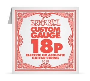 Ernie Ball Plain Steel 018P különálló elektromos - akusztikus gitárhúr