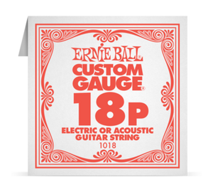 Ernie Ball Plain Steel 018P különálló elektromos - akusztikus gitárhúr