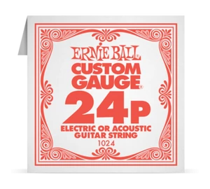 Ernie Ball Plain Steel 024P különálló elektromos - akusztikus gitárhúr