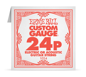 Ernie Ball Plain Steel 024P különálló elektromos - akusztikus gitárhúr
