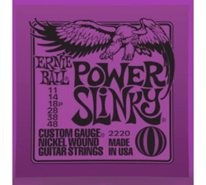 Ernie Ball 2220 Power Slinky Custom Light 011-048 elektromos gitárhúr szett