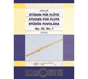 Köhler Etüdök fuvolára Op.33, No.1