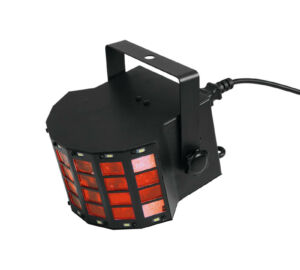 Eurolite Butterfly (3x3W) RGB 24 optikás LED derby fényeffekt + Stroboszkóp