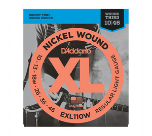 D'Addario EXL110W XL Nickel Round Wound Regular Light 010-046 Elektromos gitárhúr