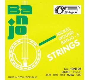 Gor 19 NI-06 banjo húrszett