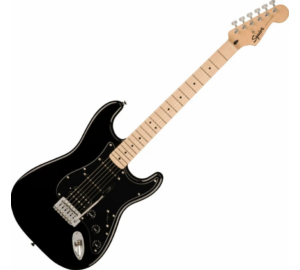 Fender Squier Sonic Stratocaster HSS MN Black elektromos gitár