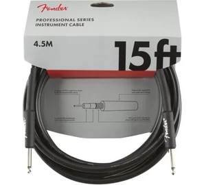 Fender Professional Series Fekete Egyenes - Egyenes 4,5m