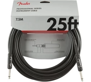 Fender Professional Series Fekete Egyenes - Egyenes 7,5m