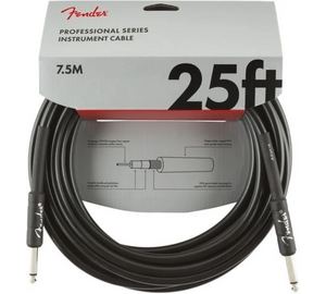 Fender Professional Series Fekete Egyenes - Egyenes 7,5m