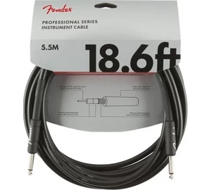 Fender Professional Series Fekete Egyenes - Pipa 5,5m