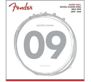 Fender Super Nickel Plated Steel 250LR Light/regular 009-046 elektromos gitárhúr szett