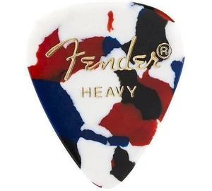 Fender 351 Shape Premium Picks Confetti pengető Heavy