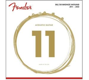 Fender 80/20 Bronze 70 CL Custom Light 11-52 akusztikus gitárhúr 