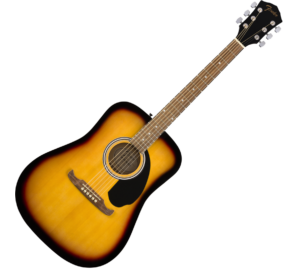 Fender FA-125 WN Sunburst akusztikus gitár