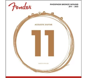 Fender Phosphor Bronze Custom Light 11-50 akusztikus gitárhúr szett